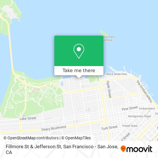 Fillmore St & Jefferson St map