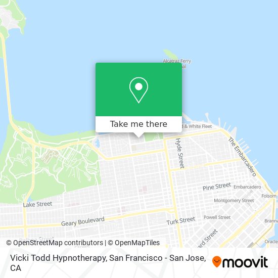 Vicki Todd Hypnotherapy map