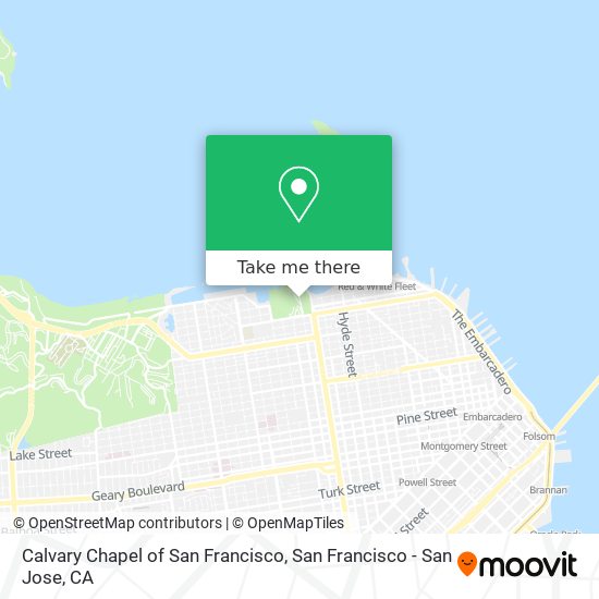 Mapa de Calvary Chapel of San Francisco