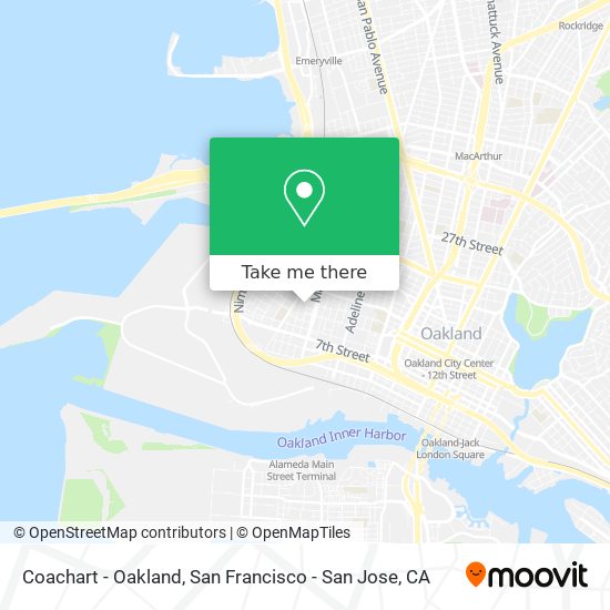 Mapa de Coachart - Oakland