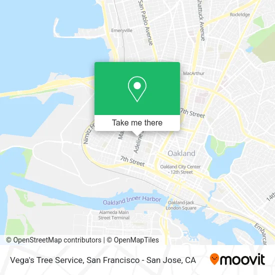 Vega's Tree Service map