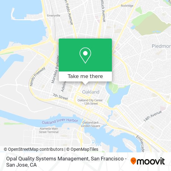 Mapa de Opal Quality Systems Management