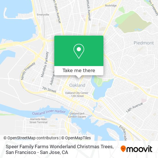 Mapa de Speer Family Farms Wonderland Christmas Trees