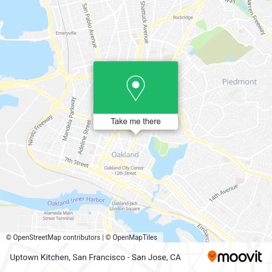 Mapa de Uptown Kitchen
