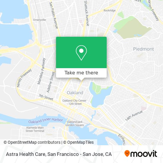 Astra Health Care map