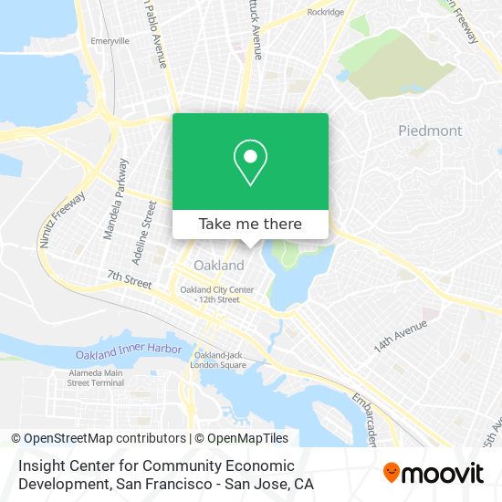 Mapa de Insight Center for Community Economic Development