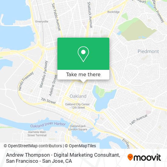 Mapa de Andrew Thompson - Digital Marketing Consultant