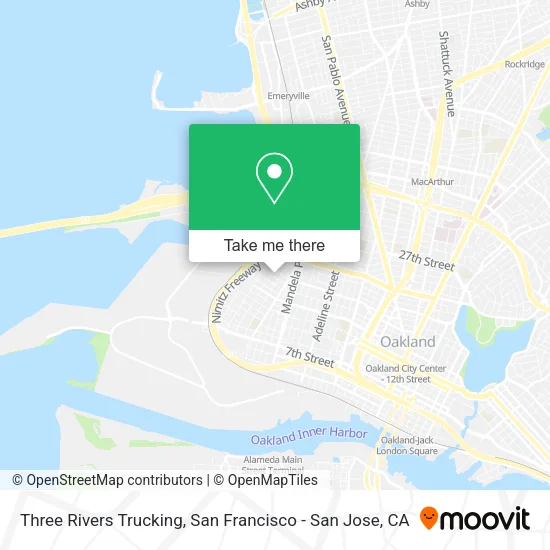 Mapa de Three Rivers Trucking