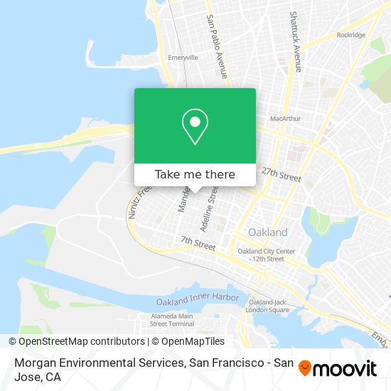 Morgan Environmental Services map