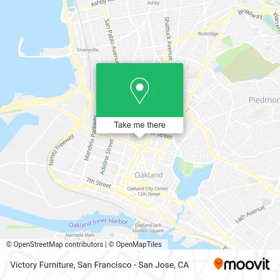 Victory Furniture map