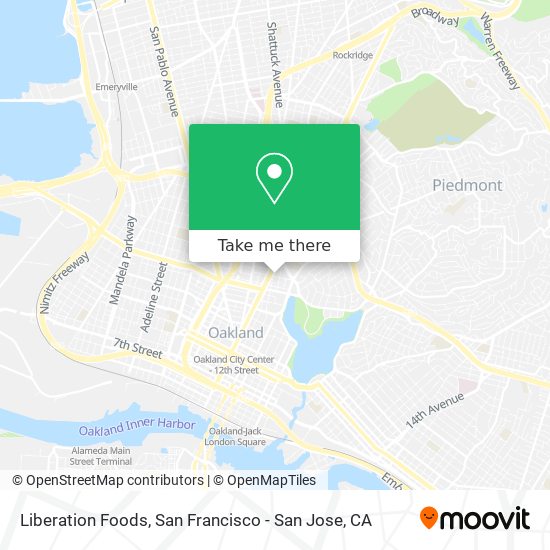 Liberation Foods map