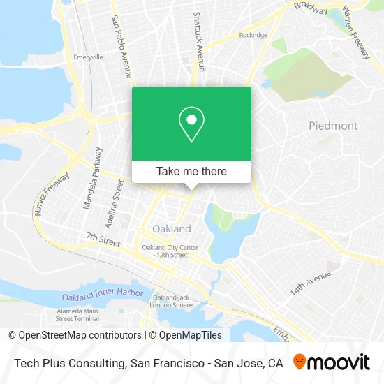 Tech Plus Consulting map