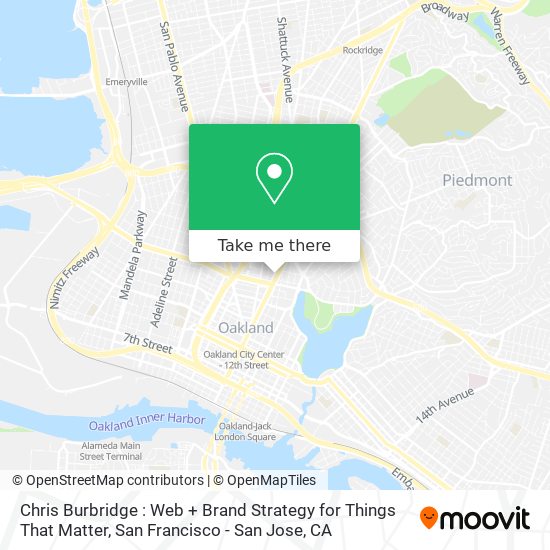 Chris Burbridge : Web + Brand Strategy for Things That Matter map