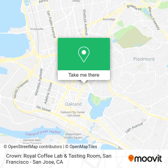 Mapa de Crown: Royal Coffee Lab & Tasting Room