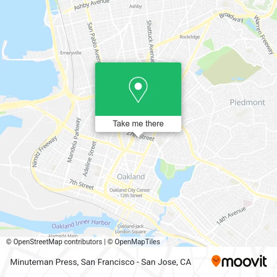 Mapa de Minuteman Press
