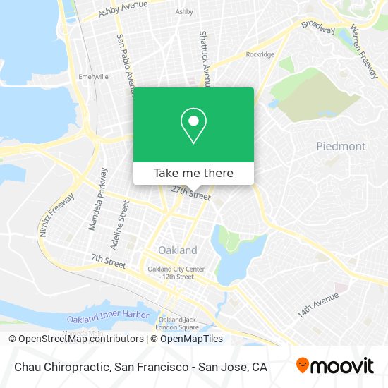 Chau Chiropractic map