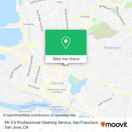 Mr G's Professional Cleaning Service map