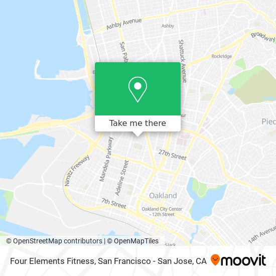 Four Elements Fitness map