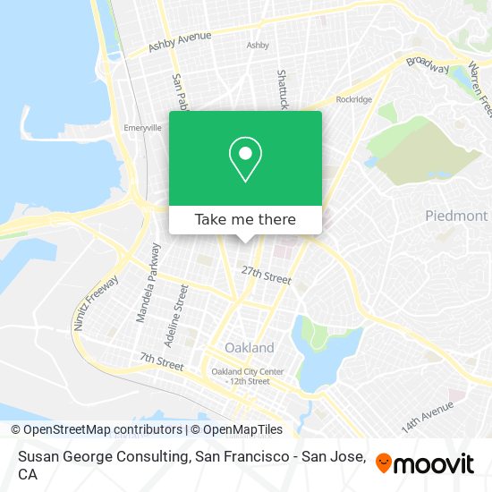 Susan George Consulting map