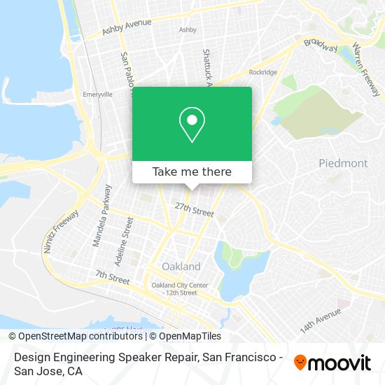 Mapa de Design Engineering Speaker Repair