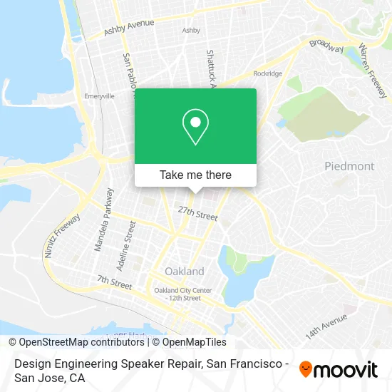 Design Engineering Speaker Repair map