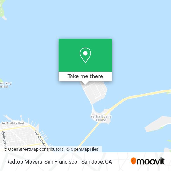 Redtop Movers map