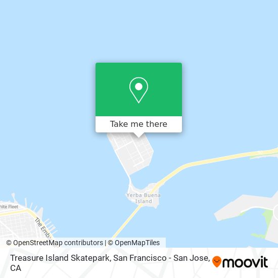 Treasure Island Skatepark map