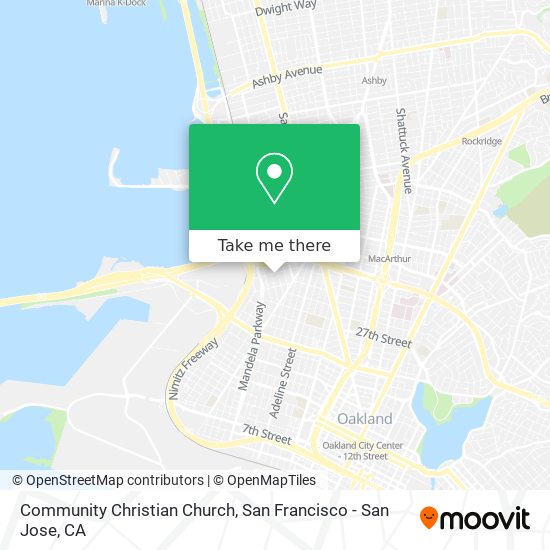 Mapa de Community Christian Church