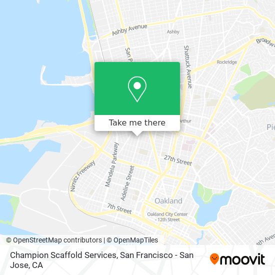 Champion Scaffold Services map