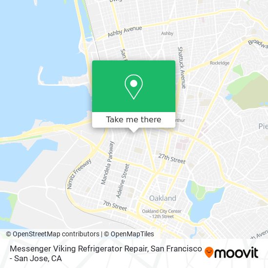 Messenger Viking Refrigerator Repair map