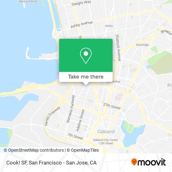 Mapa de Cook! SF