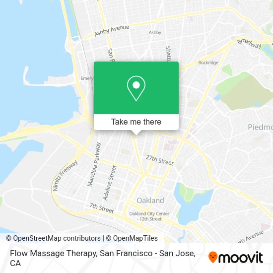 Flow Massage Therapy map
