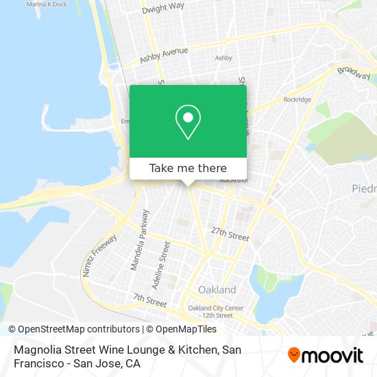 Mapa de Magnolia Street Wine Lounge & Kitchen