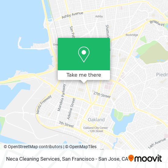 Neca Cleaning Services map