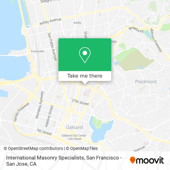 International Masonry Specialists map