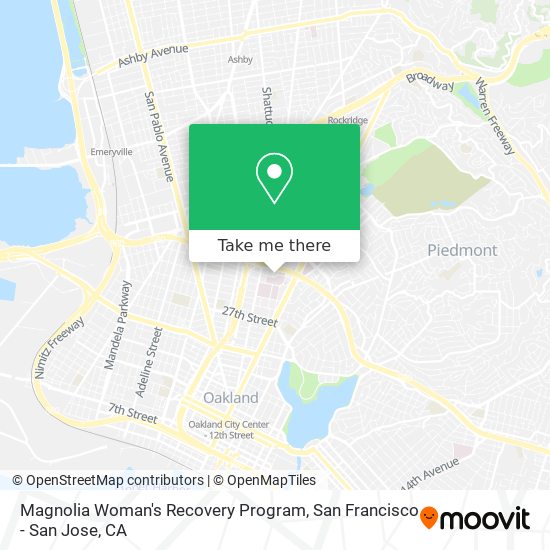 Magnolia Woman's Recovery Program map