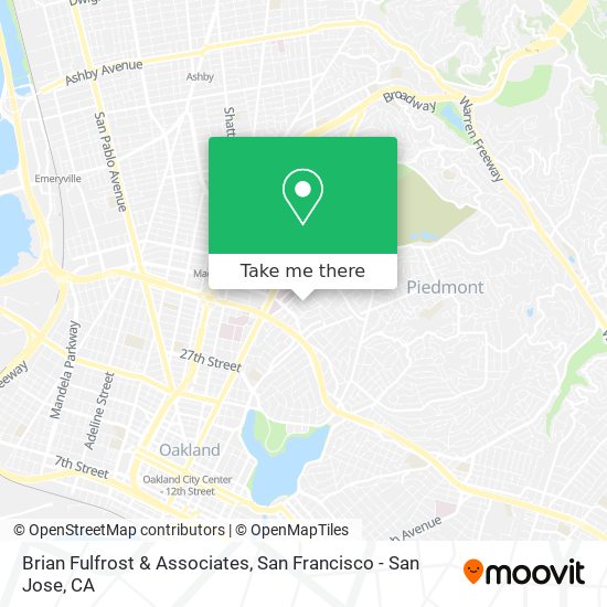 Brian Fulfrost & Associates map