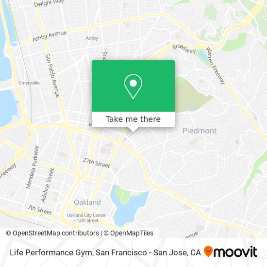 Mapa de Life Performance Gym