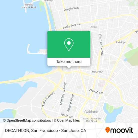 Mapa de DECATHLON