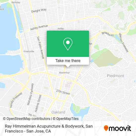 Ray Himmelman Acupuncture & Bodywork map
