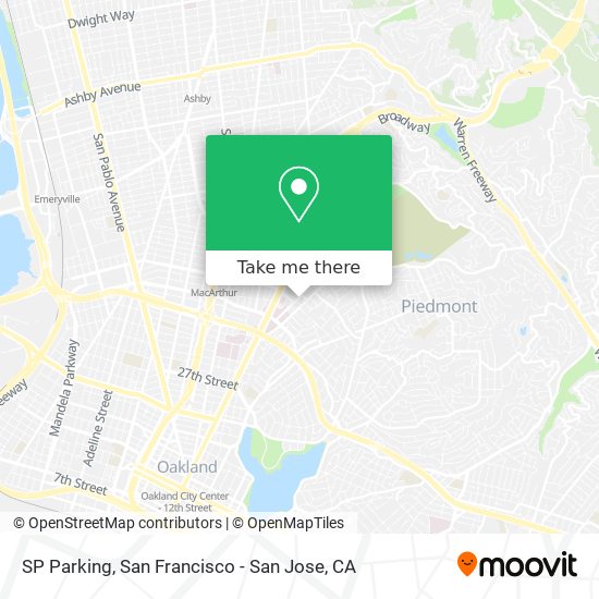 SP Parking map