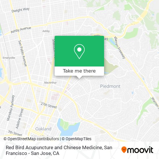 Mapa de Red Bird Acupuncture and Chinese Medicine