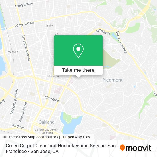 Green Carpet Clean and Housekeeping Service map