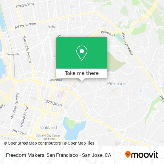 Freedom Makers map