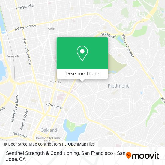 Sentinel Strength & Conditioning map