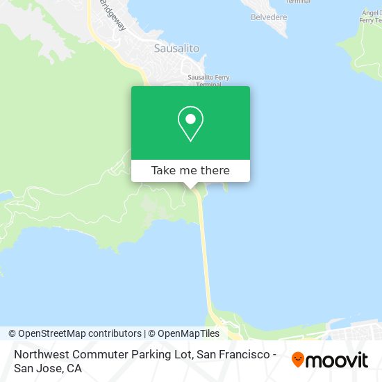 Mapa de Northwest Commuter Parking Lot