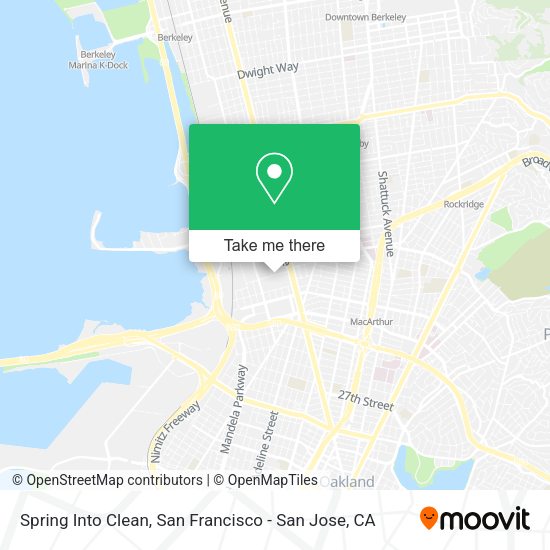 Spring Into Clean map