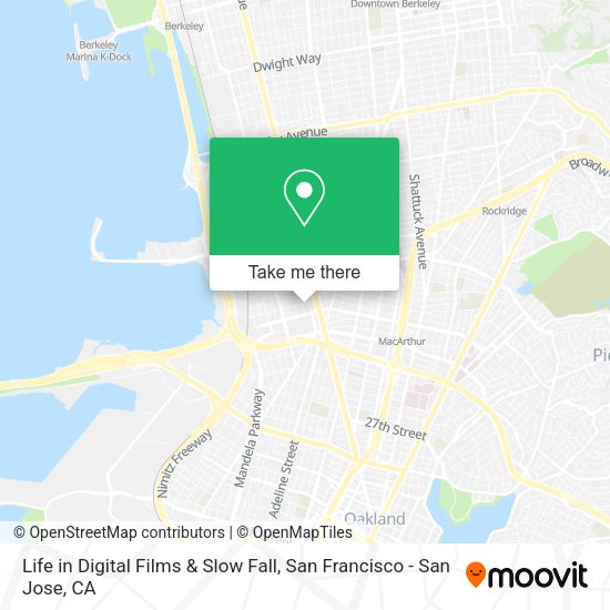 Life in Digital Films & Slow Fall map