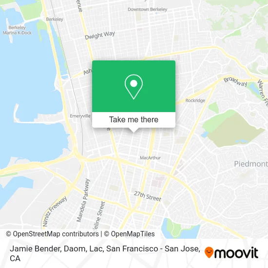 Jamie Bender, Daom, Lac map