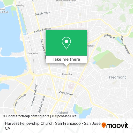 Mapa de Harvest Fellowship Church